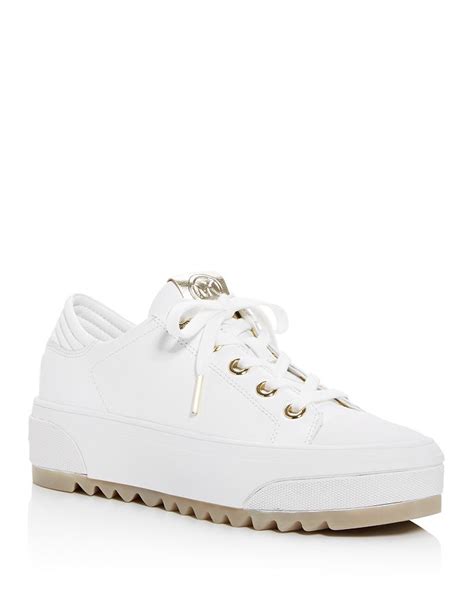 michael michael kors women's keegan platform low-top sneakers|Michael Kors platform shoes for women.